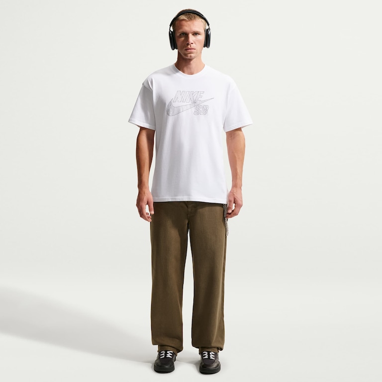 Camiseta Nike SB Logo Fill Unissex - Foto 4
