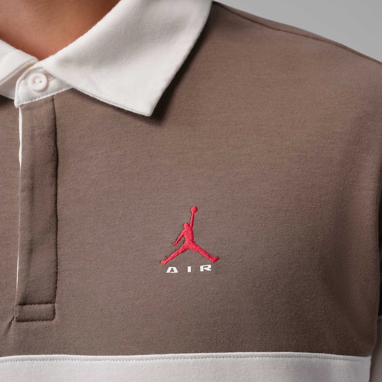 Camisa Polo Jordan Manga Longa Brooklyn Masculina - Foto 4