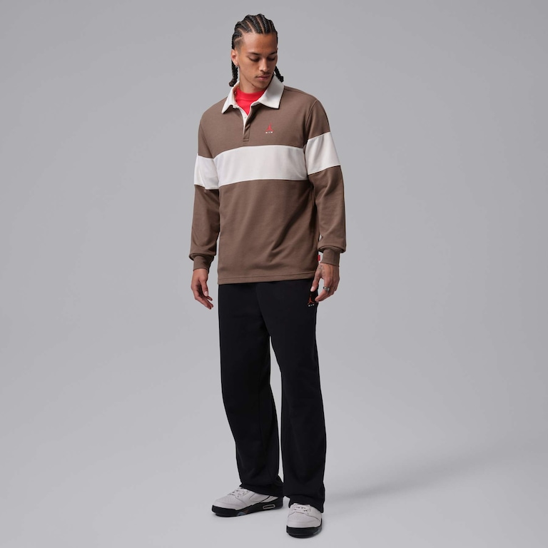 Camisa Polo Jordan Manga Longa Brooklyn Masculina - Foto 6