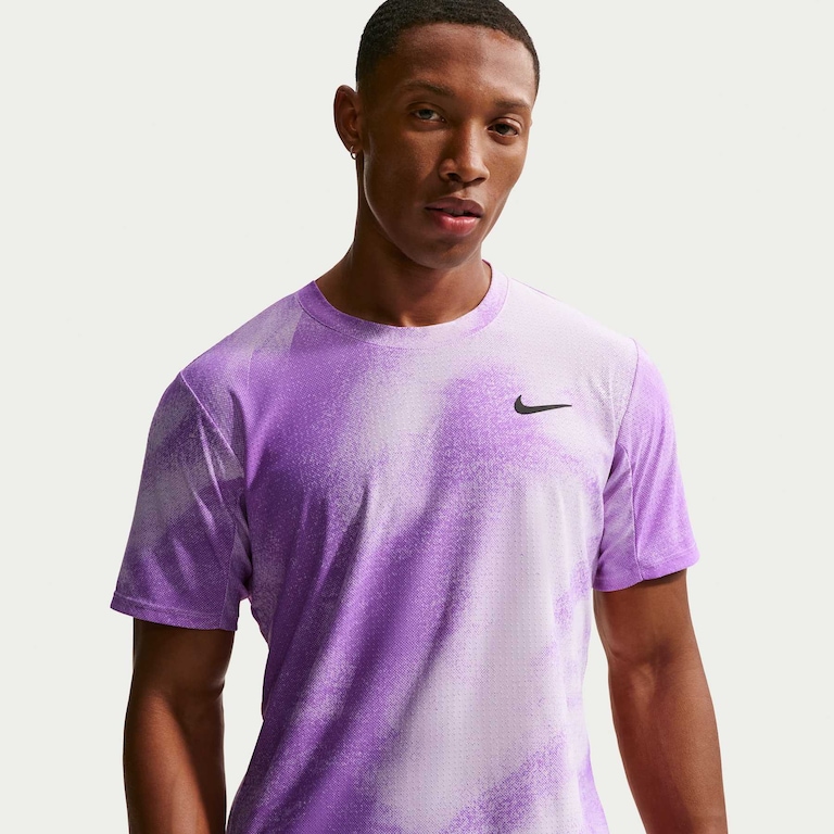 Camiseta Dri-FIT Nike Court ADV Slam Roland-Garros Masculina - Foto 1