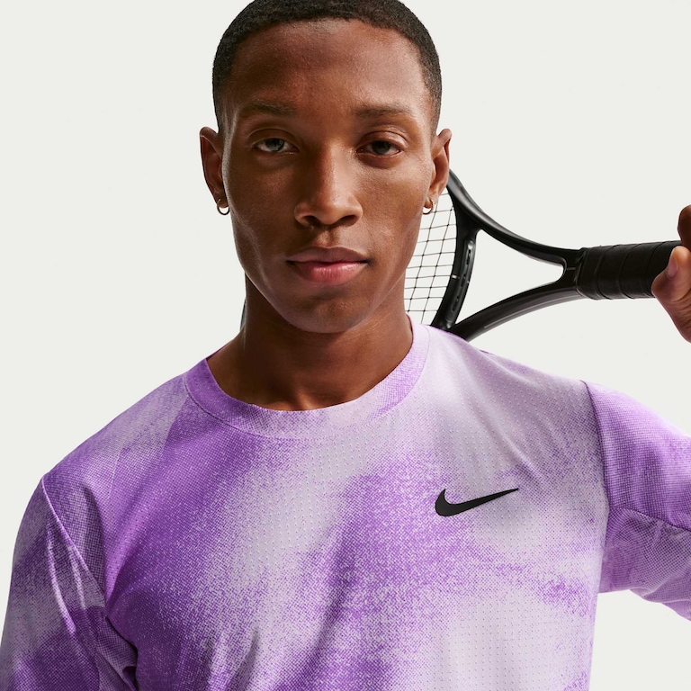 Camiseta Dri-FIT Nike Court ADV Slam Roland-Garros Masculina - Foto 3
