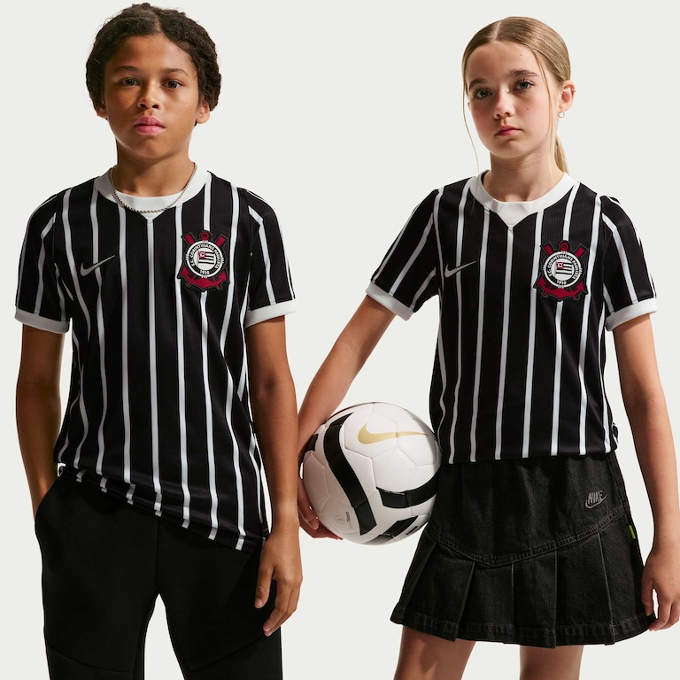 Camisa Corinthians Nike II 2026/27 Torcedor Infantil - Foto 1