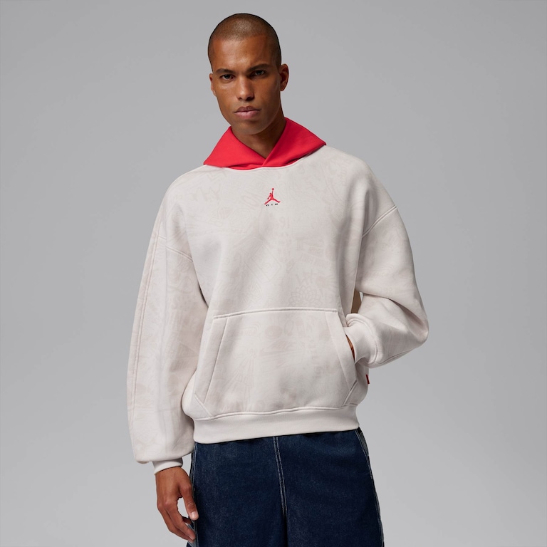 Blusão Jordan Brooklyn Fleece Masculino - Foto 1