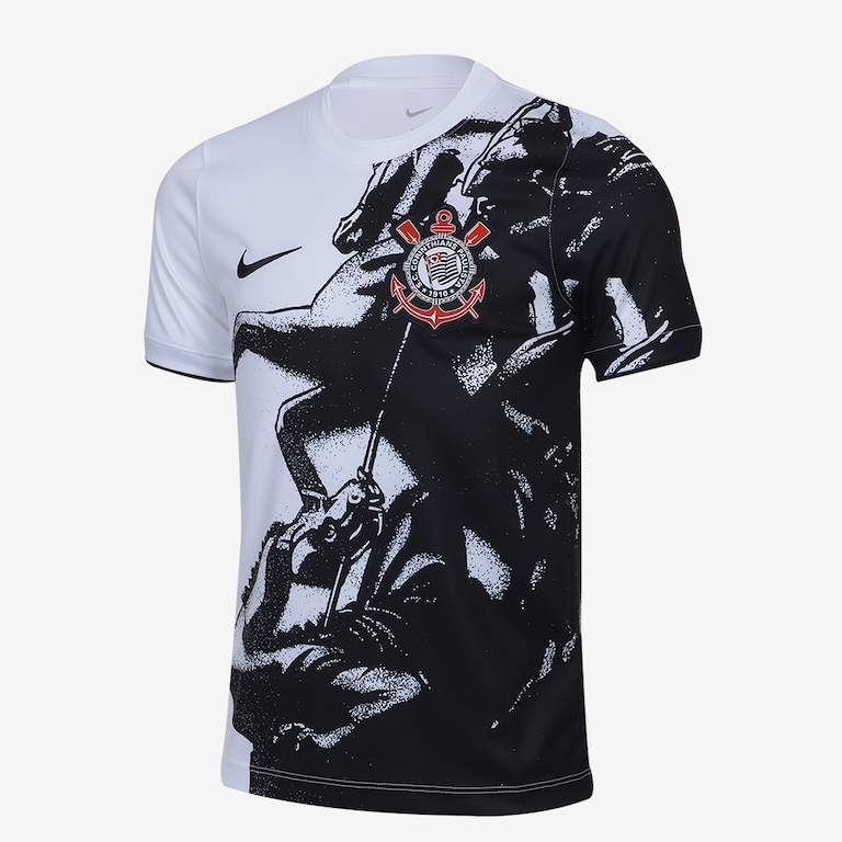 Camisa Corinthians Nike II 2026/27 Pré-Jogo Infantil - Foto 1
