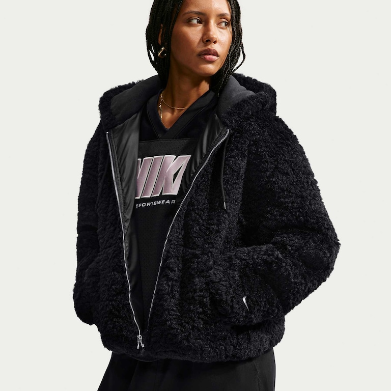 Jaqueta Nike Therma-FIT Sherpa Feminina - Foto 1