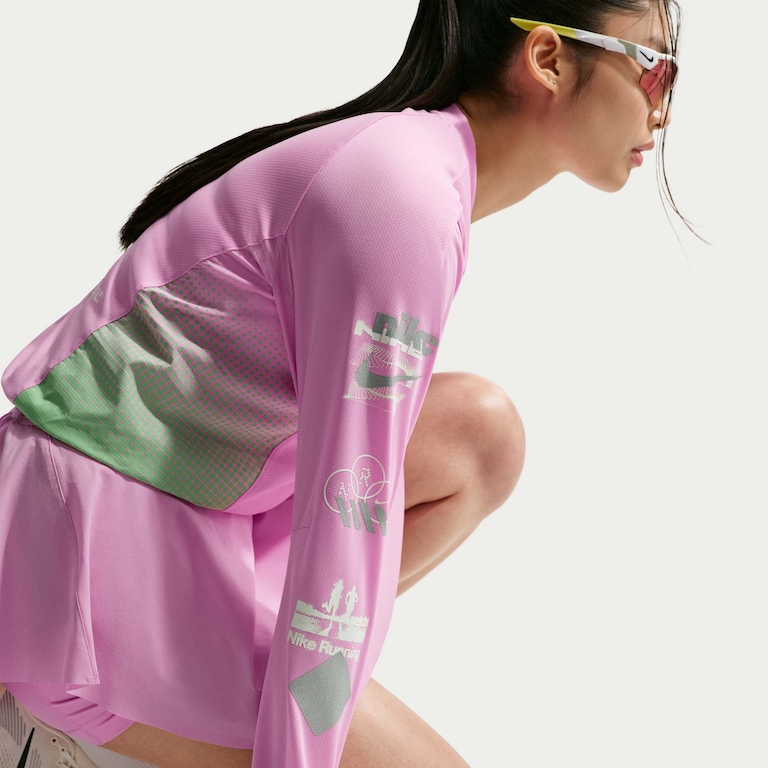Camiseta Nike Manga Longa Swift Jersey Feminina - Foto 3