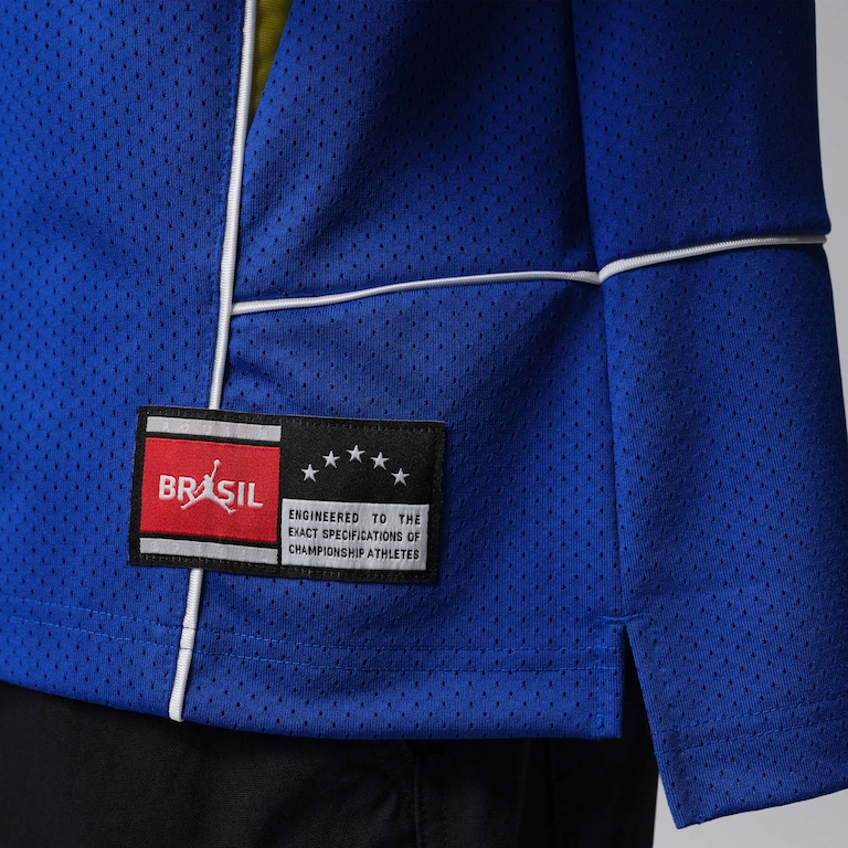 Regata Brasil Jordan Essentials Mesh Masculina - Foto 6