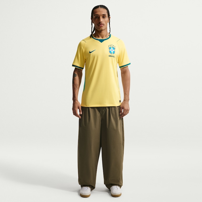 Camisa Brasil Nike I 2026/27 Torcedor Pro Masculina - Foto 3