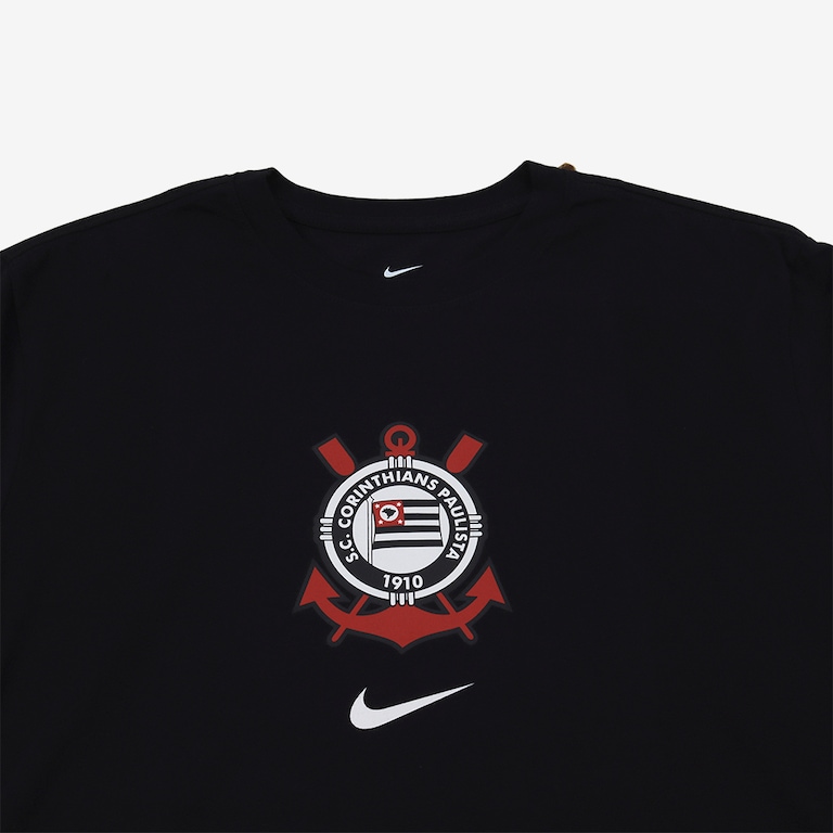 Camiseta Corinthians Nike Crest Masculina - Foto 3