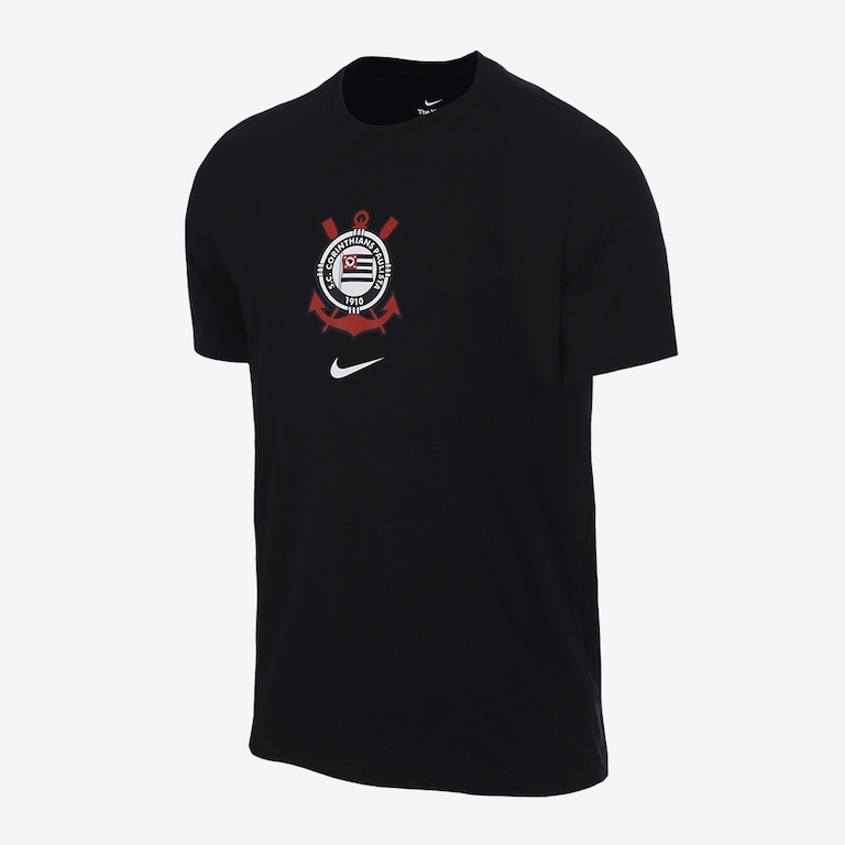 Camiseta Corinthians Nike Crest Masculina - Foto 1