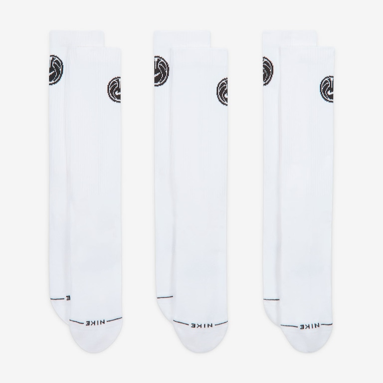 Meia Nike Everyday Elevated Crew Basketball (3 Pares) Unissex - Foto 2