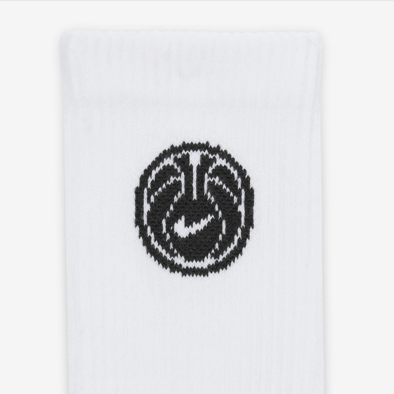 Meia Nike Everyday Elevated Crew Basketball (3 Pares) Unissex - Foto 4