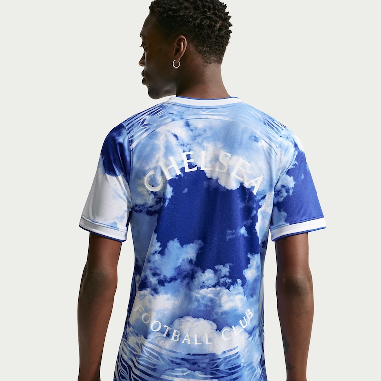 Camiseta Chelsea Nike Pré-Jogo Masculina - Foto 2