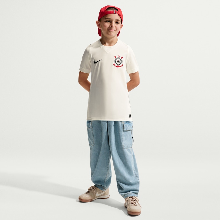 Camisa Corinthians Nike I 2026/27 Torcedor Pro Infantil - Foto 4