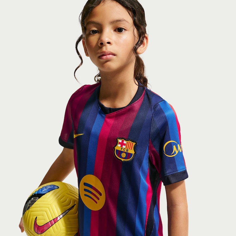 Camisa Barcelona Nike I 2026/27 Torcedor Pro Infantil - Foto 2