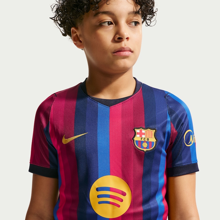Camisa Barcelona Nike I 2026/27 Torcedor Pro Infantil - Foto 3