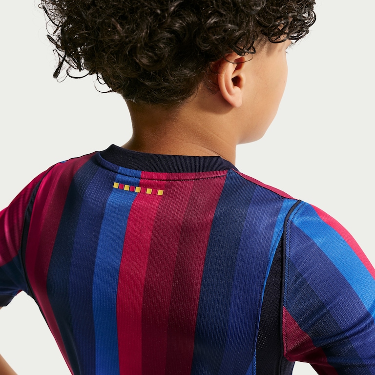 Camisa Barcelona Nike I 2026/27 Torcedor Pro Infantil - Foto 7