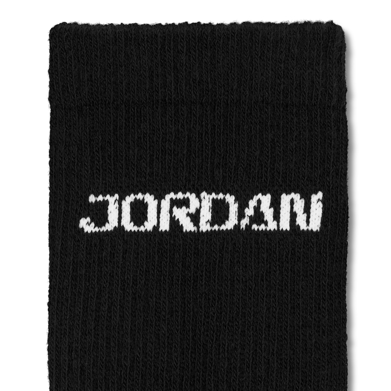 Meia Jordan Everyday Elevated Crew (6 Pares) Unissex - Foto 3