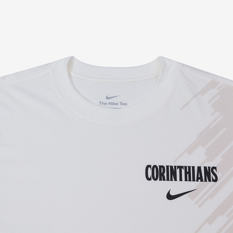 Camiseta Corinthians Nike Wordmark Masculina - Foto 4