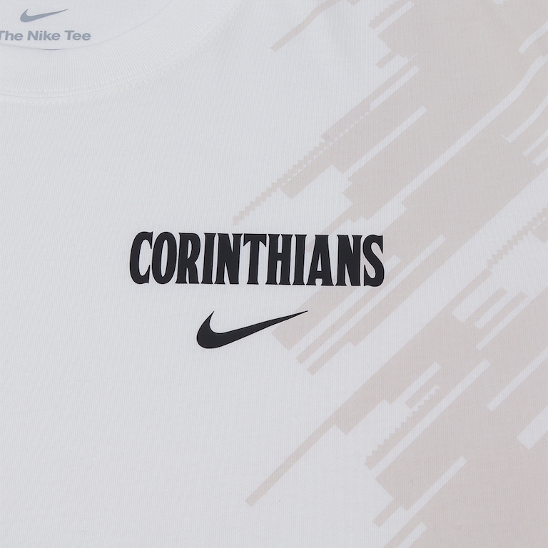Camiseta Corinthians Nike Wordmark Masculina - Foto 5