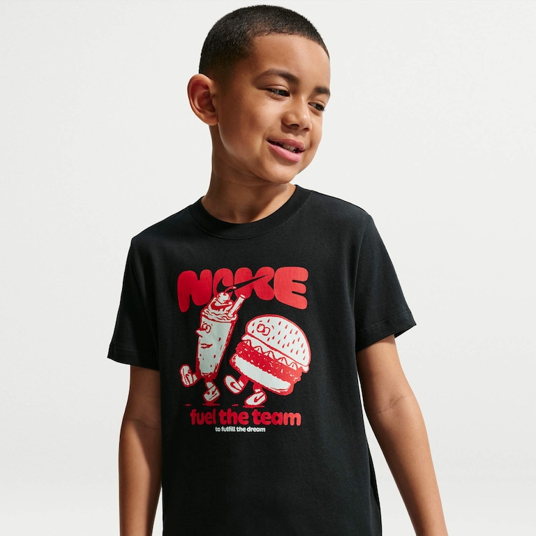Camiseta Nike Sportswear Feel The Team Infantil - Foto 1