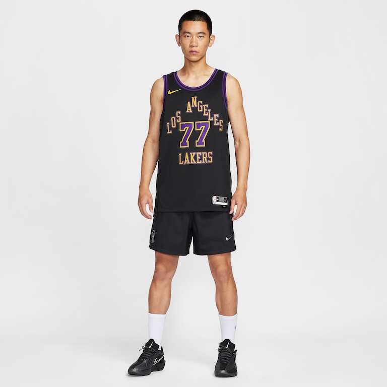 Regata Nike Los Angeles Lakers 2023/24 City Edition Masculina - Foto 8