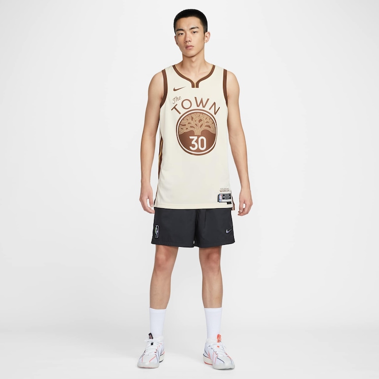 Regata Nike NBA Golden State Warriors 2025/26 City Edition Masculina - Foto 9