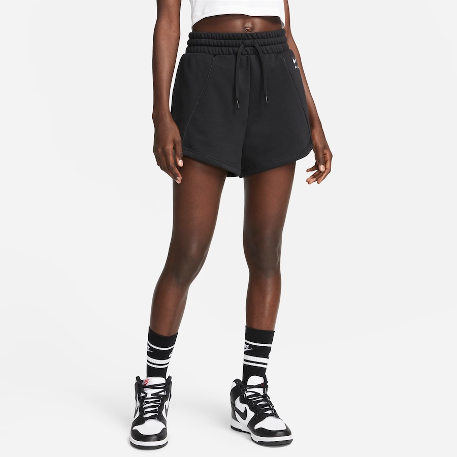 Shorts Nike Sportswear Air Fleece Feminino - Escorrega o Preço