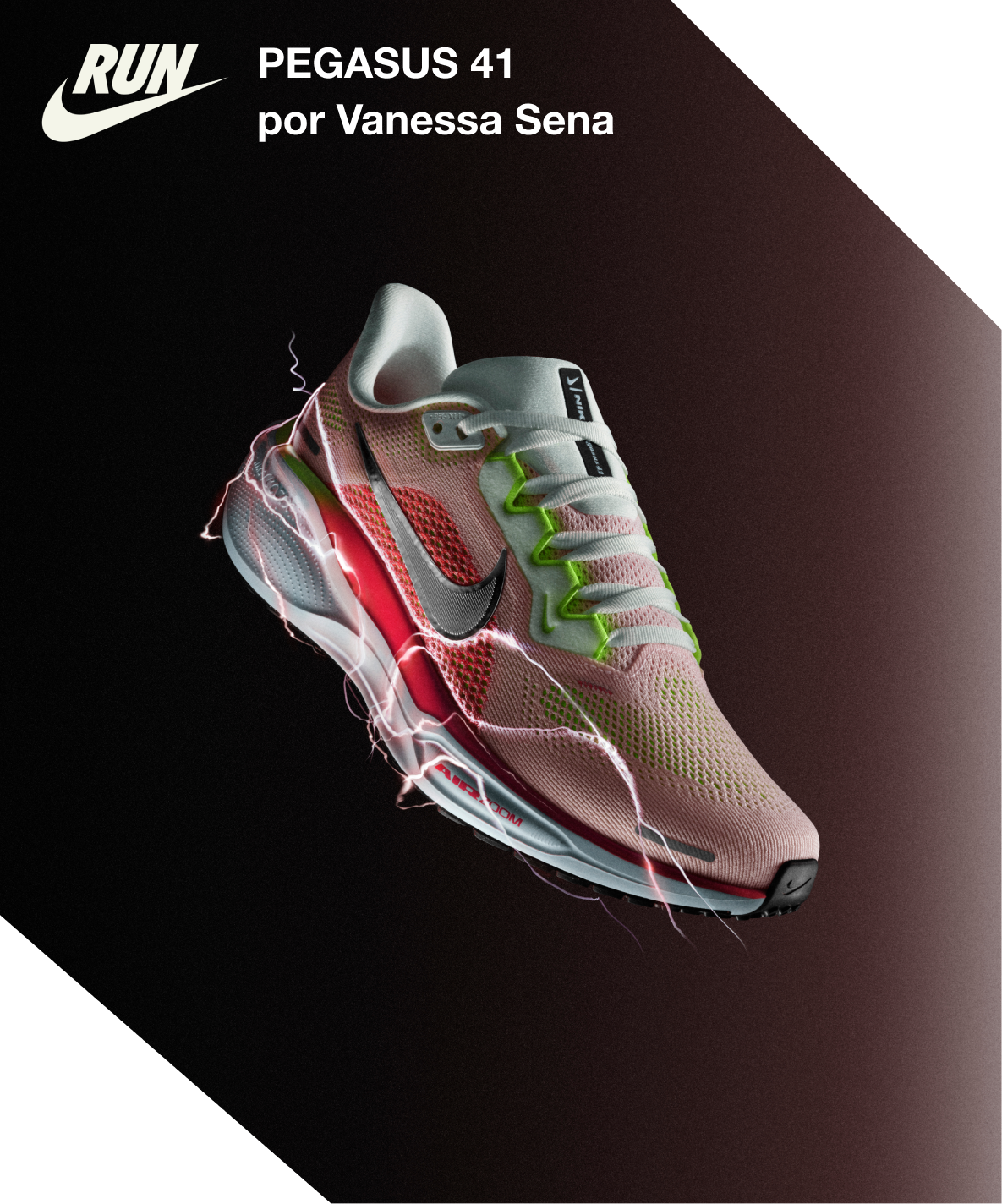 Tênis Nike Pegasus 41 Rosa