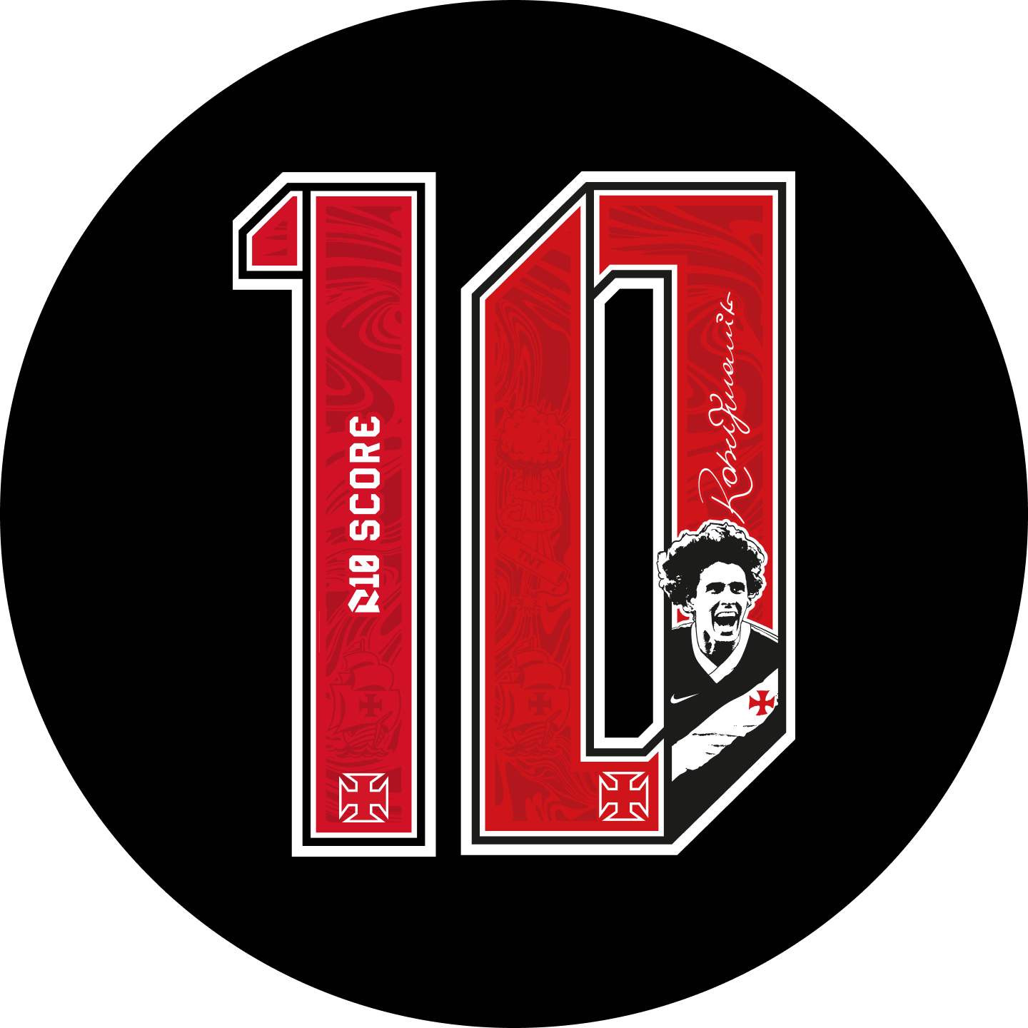 Camisa 10 personalizada do Vasco