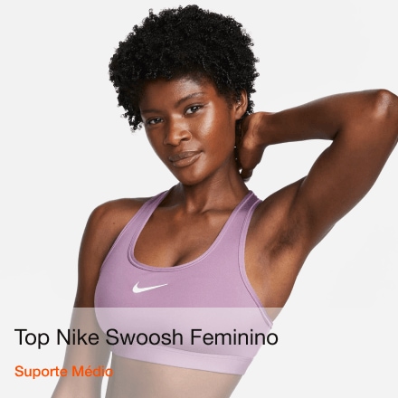 Top Nike Indy Plunge Cutout Feminino
