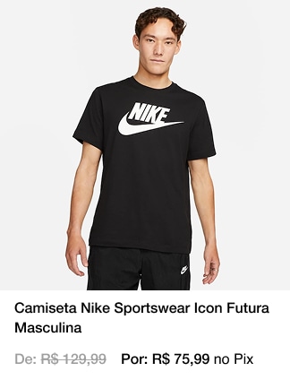 P2 - Camiseta Nike Sportswear Icon Futura Masculina  - Mobile