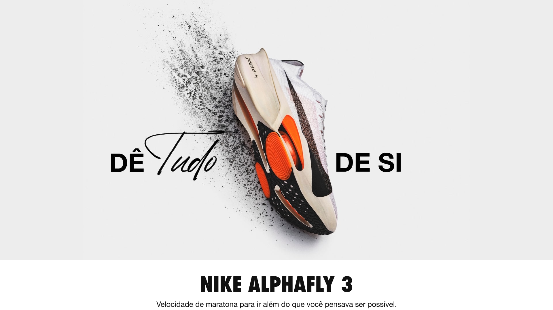 Nike Alphafly 3 - Velocidade de maratona para ir além do que você pensava ser possível.