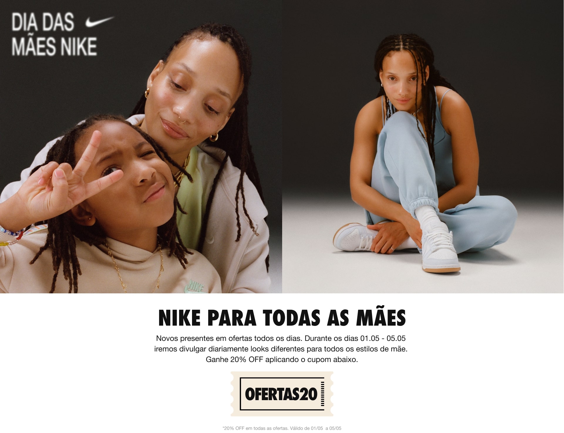Dias das mães Nike