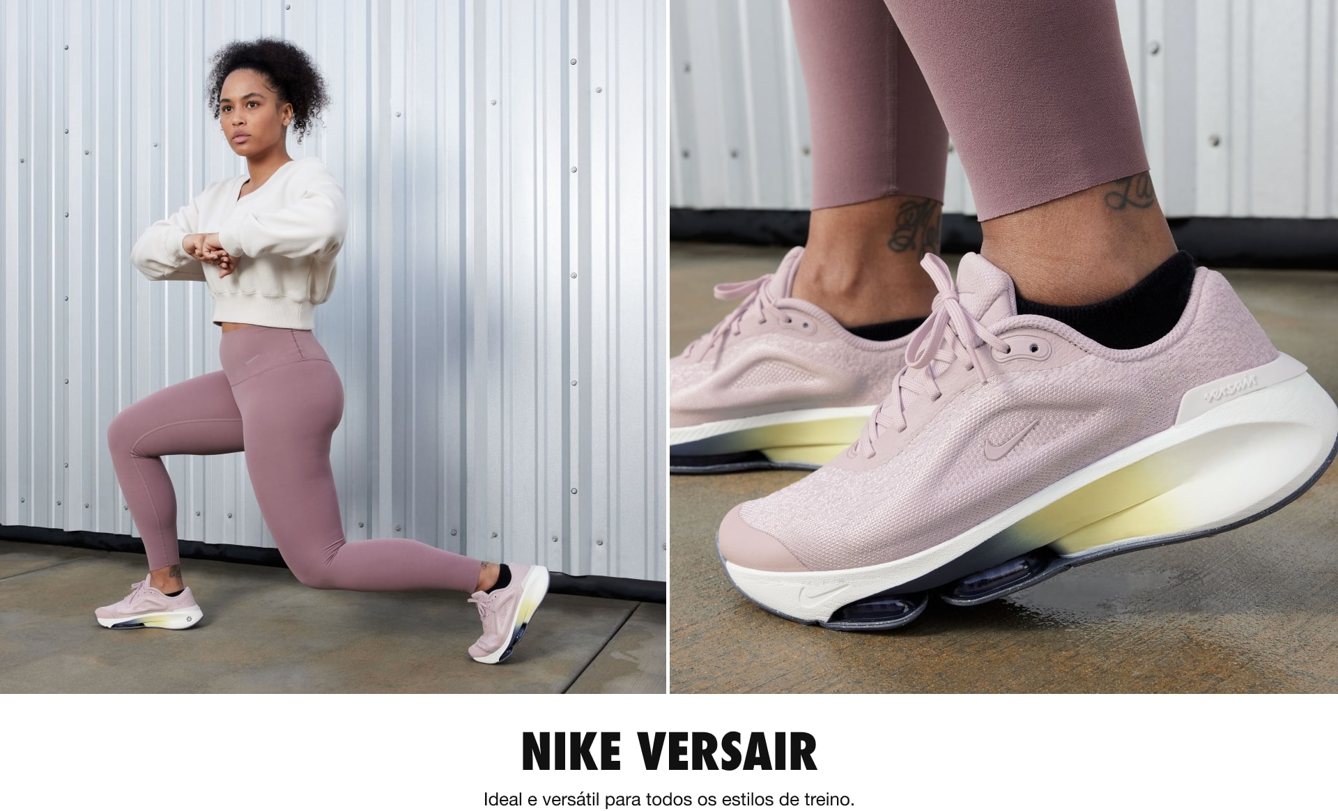 Nike Versair - Ideal e versátil para todos os estilos de treinos.