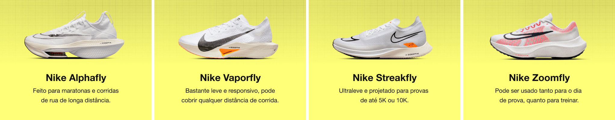 Opções de Tênis de Corrida rápido e leve