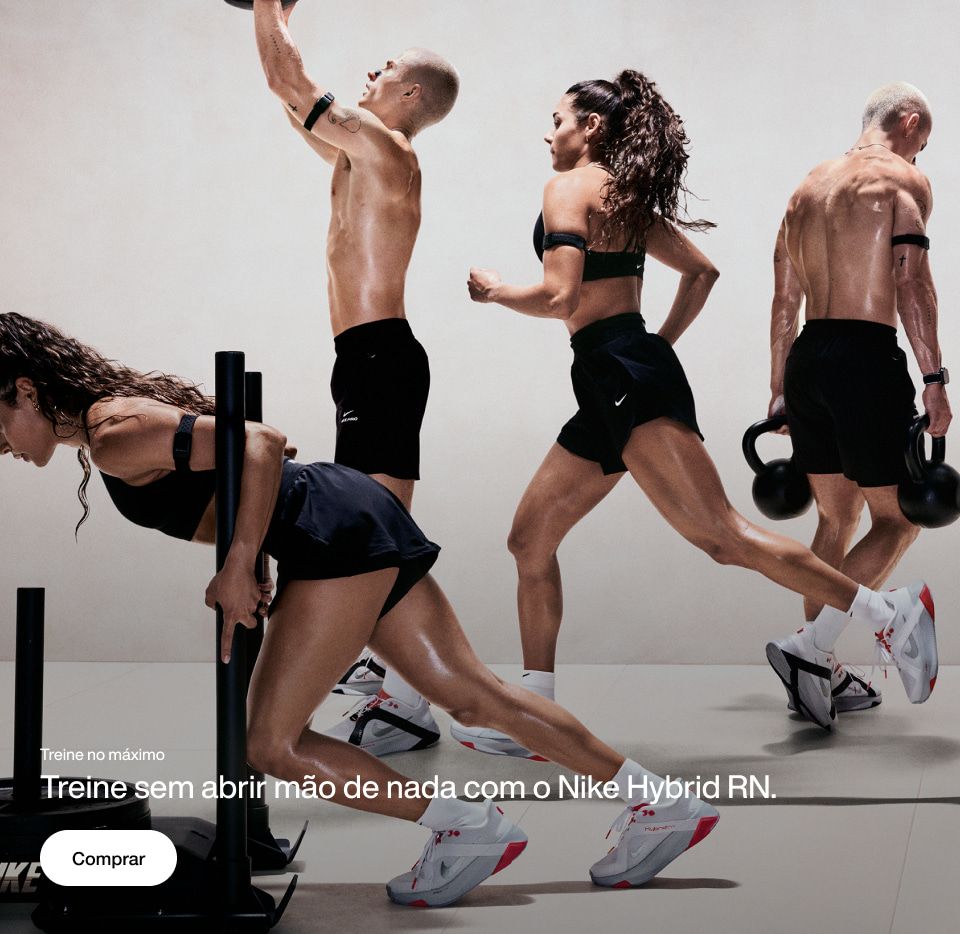 Treine no máximo Treine sem abrir mão de nada com o Nike Hybrid RN.  Comprar
