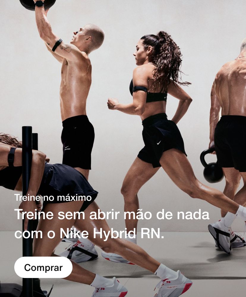 Treine no máximo Treine sem abrir mão de nada com o Nike Hybrid RN.  Comprar