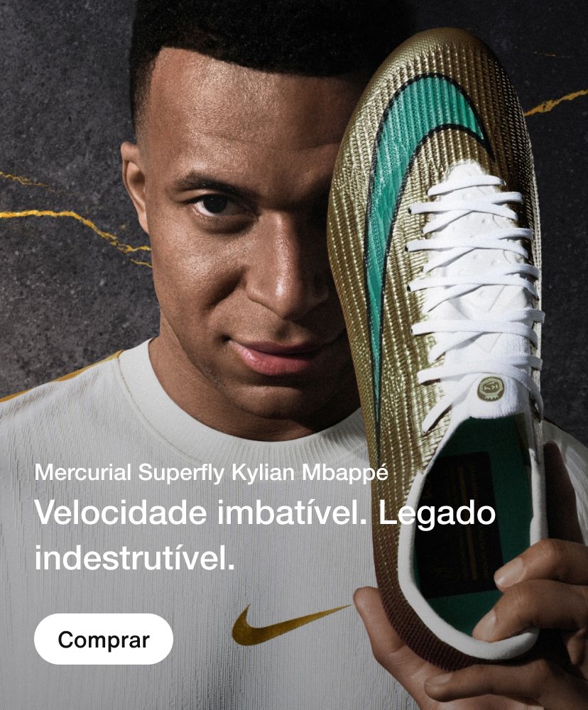 Mercurial Superfly Kylian Mbappé. Velocidade imbatível. Legado indestrutível. Comprar