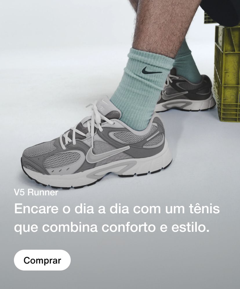 V5 Runner. Encare o dia a dia com um tênis que combina conforto e estilo. Comprar